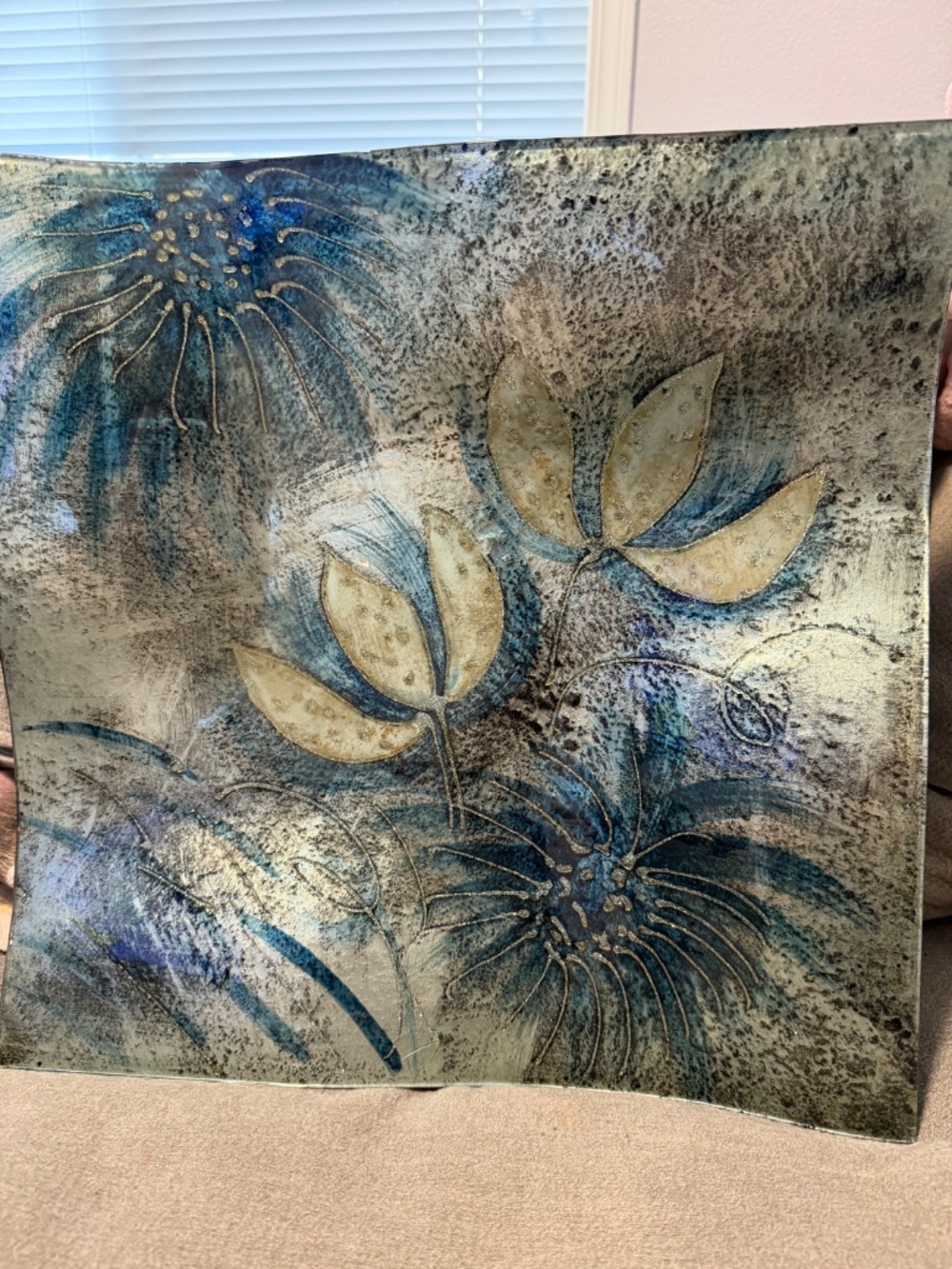 Square Decorative plate - Picture 3 of 3